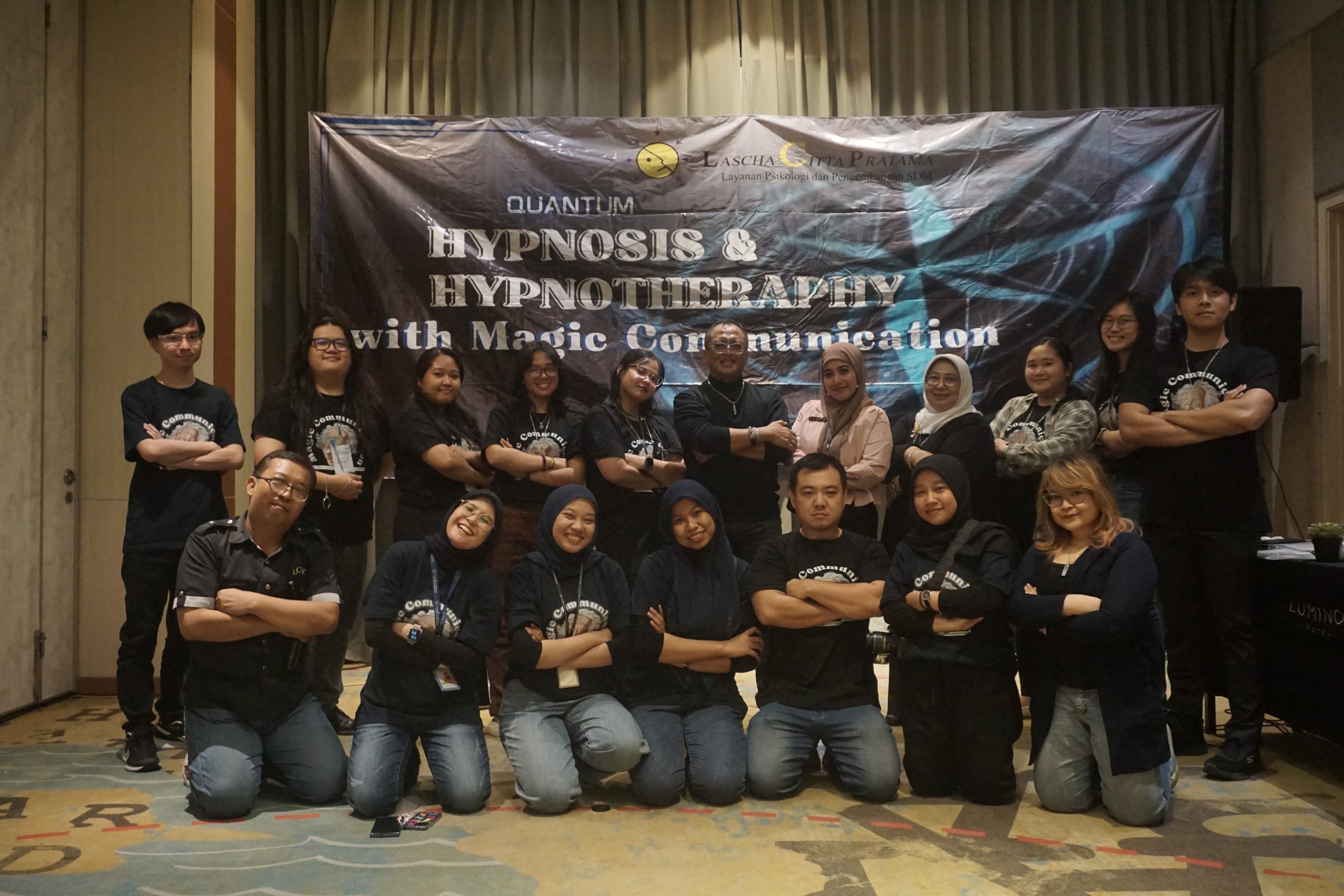 Foto Alumni Kelas Pelatihan Hipno LCP 2-3 Maret 2024 di Surabaya